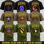 US Army Shirt Custom Division Army 3D Shirt Military Soldier Veteran 3D Shirt