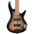Ibanez GSR205SM 5-String Bass Guitar, Natural Grey Burst