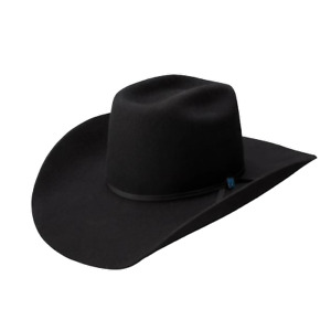 Resistol 9th Round Black Western Cowboy Hat RW9TRD-CJ4207