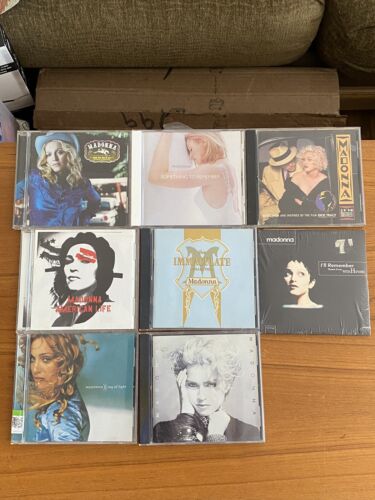 Madonna Lot Of 8 CDs: Music, American Life, Immaculate +5 More!