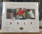 (1) 2001 Upper Deck Premier Edition Fact Sealed Wax Box Tiger Woods RC Year New!