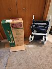 Vtg RARE Spectrum Stroller Baby NOS Lightweight Plaid With Box Buggy Carriage