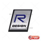 For VOLVO Rear Truck R-design Nameplate Logo 3D Decal Emblem Badge Sport Black