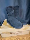 UGG Delene Short Womens Brown Mid Calf Shearling Snow Boots Size US 8 1121504