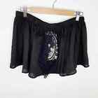 LF Native Rose Black Woven Lace Off The Shoulder Crop Top Women's Size 8 NWT