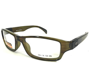 Liberty Sport Eyeglasses Frames X8-200 560 Striped Green Rectangular 54-16-130