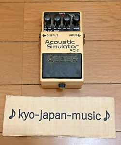 Boss AC-2 Acoustic Simulator Made in Taiwan Effects Pedals Used From Japan