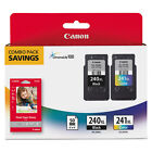Canon 5206B005 (PG-240XL/CL-241XL) High-Yield Ink & Paper Combo Pack