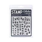 American Crafts Ginger Lowercase Alphabet Letters Acrylic Clear Stamps 59135