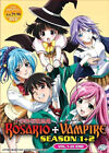 Rosario+Vampire Season 1+2 Complete Tv Series DVD Anime English Dubbed Free Ship