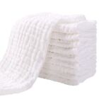 Yoofoss Muslin Burp Cloths for Baby 10 Pack 100% Cotton