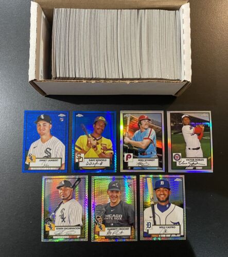 2021 Topps Chrome PLATINUM ANNIVERSARY LOT (217) Card Partial +Parallels NO DUPS
