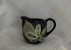Gates Ware By Laurie Gates Creamer Brown Green and Gold Leaves