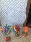 Lot of 5 Baby Sensory toys-Fisher Price,Bright Starts,etc