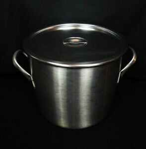 Vollrath Stainless Steel 38.5qt Double Handle 13x11 Stock Pot w/ Lid USA