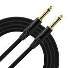 20 ft Electric Guitar Bass Cable Musical Instrument Amp Cord 1/4