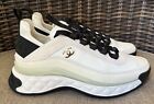 BNIB Authentic CHANEL Classic Ivory Suede Sneakers Size 36.5