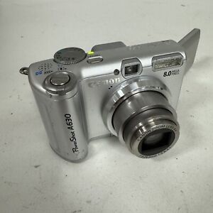 Canon PowerShot A630 8.0MP Digital Camera - Silver - HLBN