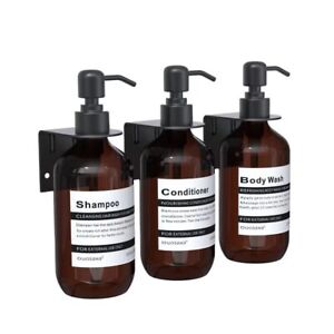 Shampoo Dispenser for Shower Wall Mounted, Drill Free Shower Soap Dispenser w...