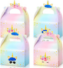 Unicorn Gift Boxes Party Supplies Unicorn Party Favor Boxes Rainbow Unicorn Them