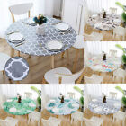 Round TableCover Cloth Protector Tablecloth With Elastic Edged Cover Waterproof‹