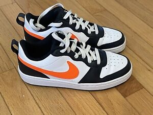 Nike Boys Court Borough Low 2 BQ5448-115 White Basketball Shoes Sneakers Size 6Y