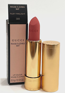Gucci Rouge A Levres Mat Lip Colour - 305 Ruby Firelight - .12 oz / 3.5 g