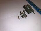 1/72 WW2 Russian Tank, T34-85, Anti-Tank Cannon and 6 figures.  built & painted.