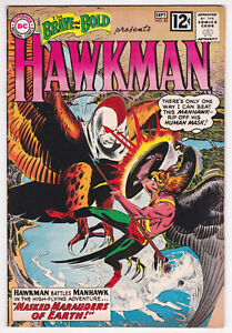 Brave And The Bold #43 Good Plus 2.5 Hawkman Hawkgirl Joe Kubert Art