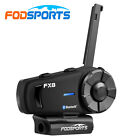 Fodsports FX8 Motorcycle Intercom 2000m Bluetooth Helmet Headset FM for 8 Riders