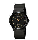 Casio MQ24-1E, Classic Analog Watch, Black Resin Band, Water Resistant, NEW