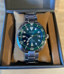 Seiko SBDY083 Green Mini Turtle Prospex Men Automatic Diver Watch 42mm 4R35-04H0
