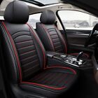 Leather Car Seat Covers Full Set For Dodge Challenger Charger Front Back Cushion
