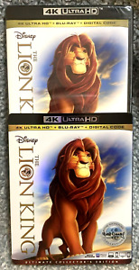 The Lion King (4K Ultra HD + Blu-Ray BD + Digital) Disney *NEW/SEALED* w/ Slip