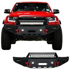 Front Bumper Fits 2019-2024 Ford Ranger with Winch Plate and LED Lights (For: Ford Ranger)