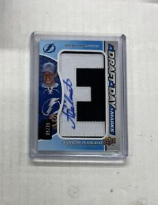 2016-17 UD SP Game-Used Draft Day Marks Auto DDM-AD 35/35 Anthony DeAngelo 