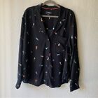 Anthropologie Maeve Size Extra Large Cheers Buttondown Shirt