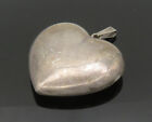 HAAKON SCHANKE NIELSEN NORWAY Silver - Vintage Puffy Heart Pendant - PT16639