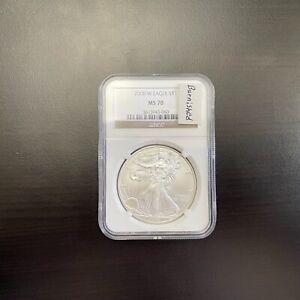 New Listing2008-W Silver Eagle Burnished NGC MS 70