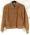 Oakridge by Scully Jacket Size 8 Tan Leather Vintage Western Zip Womens B25