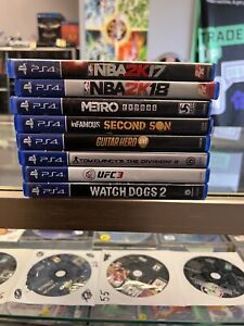 ps4 games lot bundle used