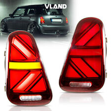 VLAND Red LED Tail Lights For 2001-2006 Mini Cooper R50 R52 R53 W/ Animation (For: Mini)