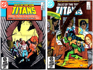 TALES OF TEEN TITANS 52 & 53 1st cameo & full AZRAEL NM 9.6 9.8 NonCirculated DC