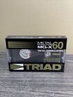 TRIAD MG-X 60 Metal Blank Cassette Made in Japan Factory Sealed NOS
