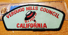 BSA Verdugo Hills Council, California CSP  T-1, first reg. issue, (moww)