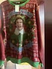 Vintage Elf Will Ferrell Christmas Sweater Nwt