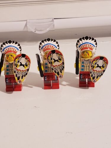 Lego Native American Indian Chief Minifigures Western 6746