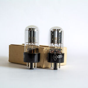 6SN7 / 6N8S / 1578  Strong Pair Double Triode. NEVZ PLANT. Boxed Tube.
