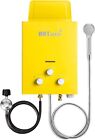 Portable Water Heater 1.32 GPM Propane Tankless Water Heater for Camping RV