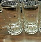 (TWO) BEER/BAR MUGS 10 oz ANCHOR HOCKING HEAVY DUTY GLASS/ANCHOR 1150